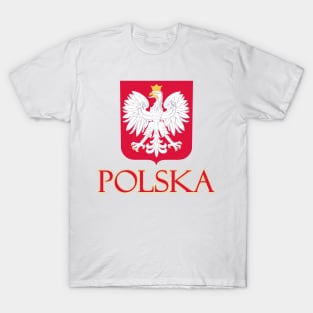 Poland - Coat of Arms Design T-Shirt